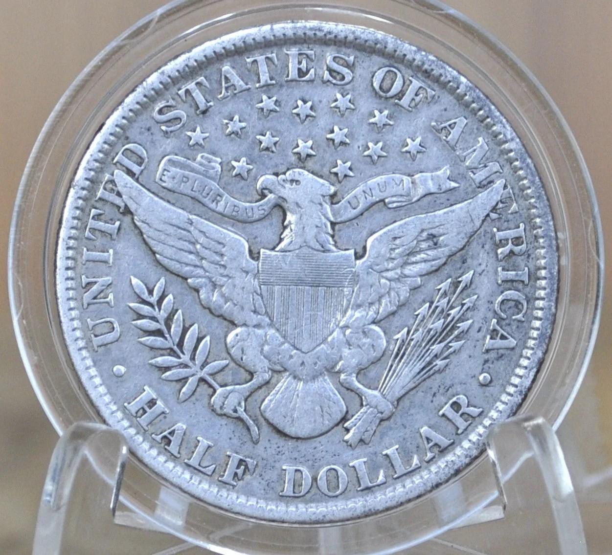 1902 Barber Half Dollars, P,O,S Mints - Choose by Mint / Grade! - Philadelphia Mint - 1902 Barber Silver Half Dollar