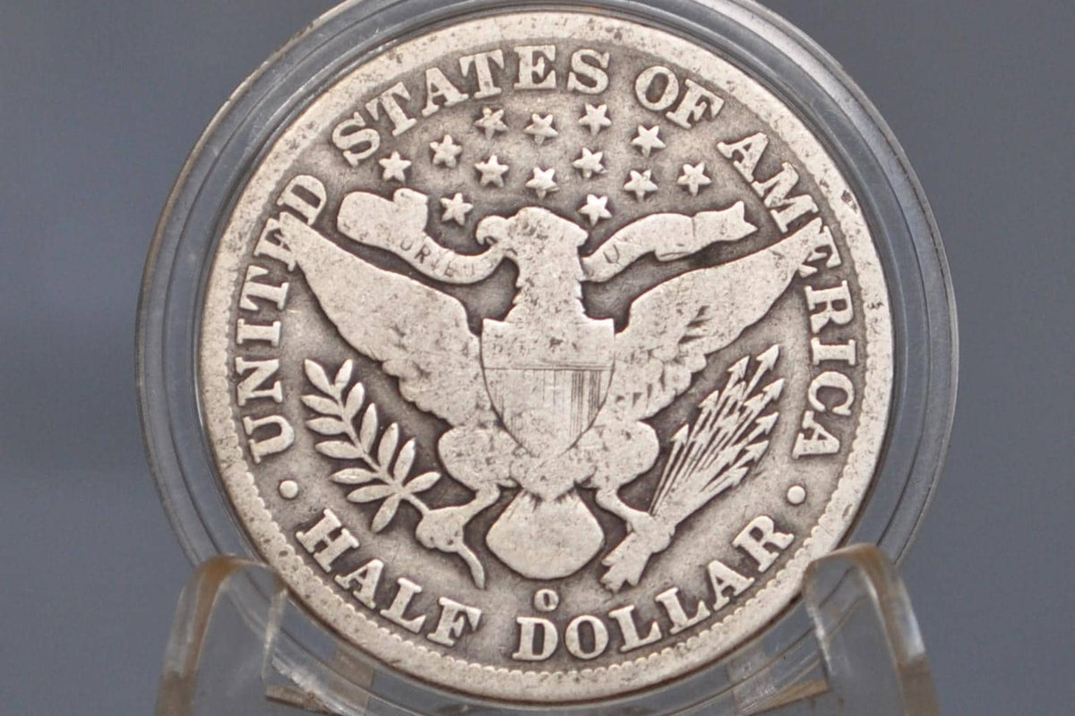 1904 Barber Half Dollars P,O,S Mints - Choose by Mint / Grade - 1904O Barber Silver Half Dollar 1904 S New Orleans Mint - Better Dates