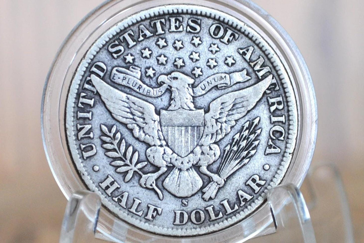 1909 Barber Silver Half Dollars, P,O,S Mints - Choose by Mint & Grade / Condition - 1909O Half Dollar 1909 S Barber 50 Cent Coin 1909