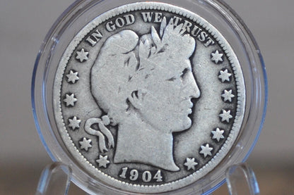 1904 Barber Half Dollars P,O,S Mints - Choose by Mint / Grade - 1904O Barber Silver Half Dollar 1904 S New Orleans Mint - Better Dates