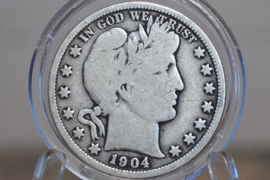 1904 Barber Half Dollars P,O,S Mints - Choose by Mint / Grade - 1904O Barber Silver Half Dollar 1904 S New Orleans Mint - Better Dates