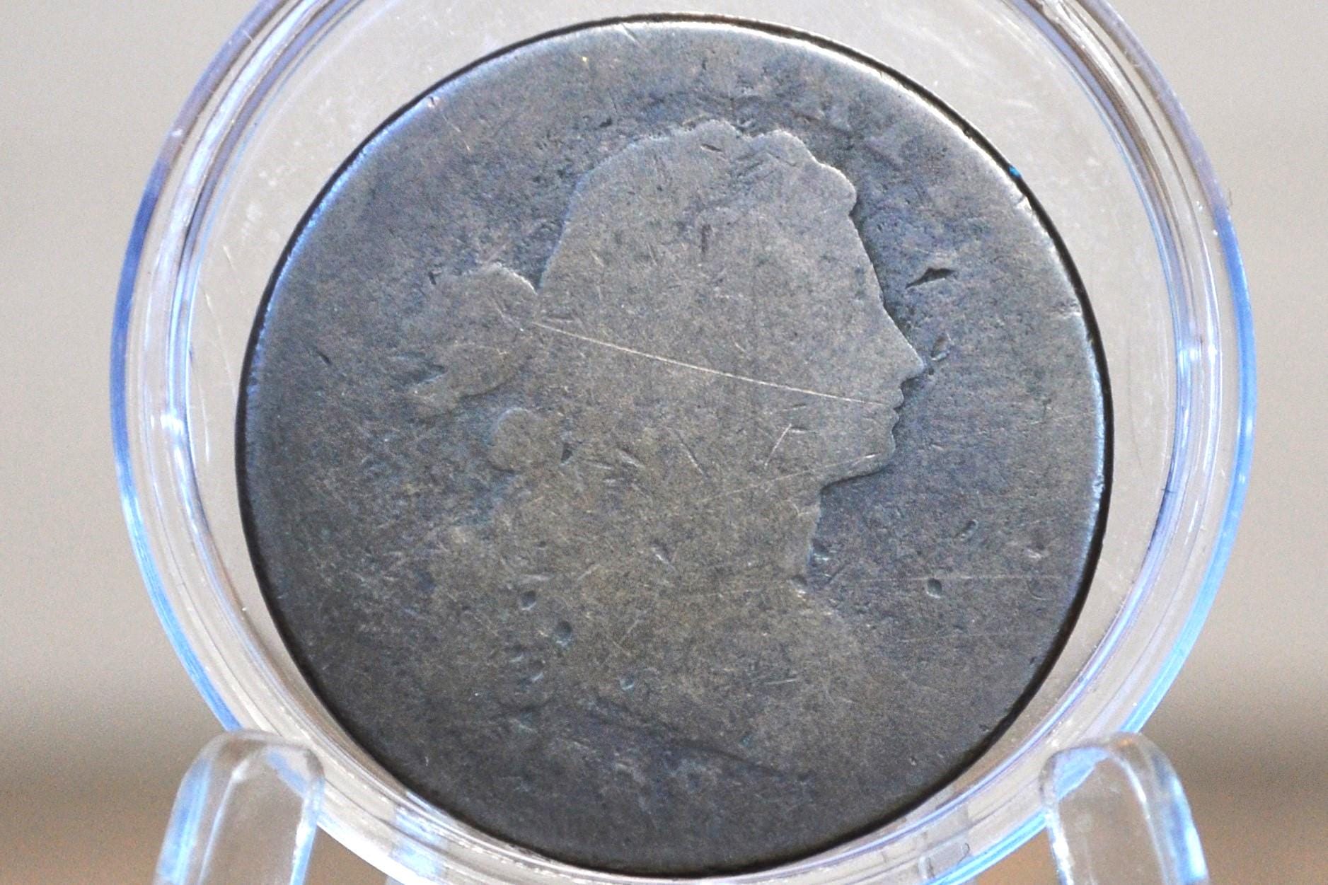 1798 Large Cent - Lower Grades - US Large Cent - 1798 One Cent US - Date weak but legible