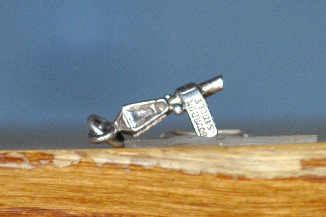 New Orleans Bourbon Street Lamppost Charm - Tested Sterling Silver - Historic French Quarter Charm - Mardi Gras Charm