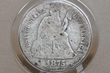 1875 Seated Liberty Dimes - Choose by Mint & Grade / Condition - 1875S Liberty Seated Silver Dime 1875 CC Dime -