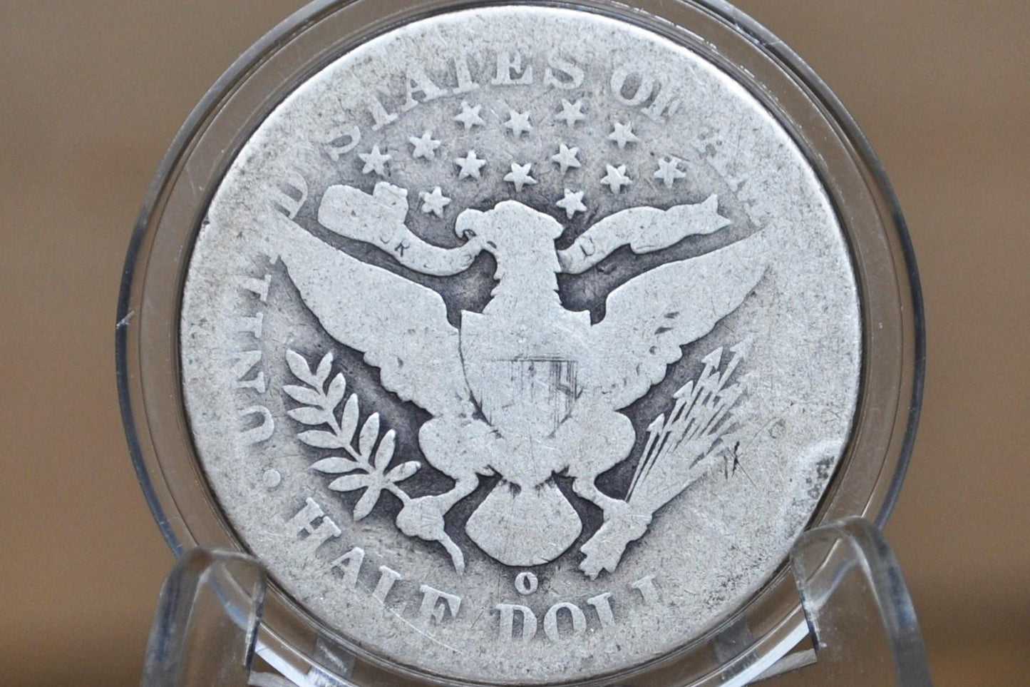 1896-O Barber Half Dollar - Fine - New Orleans Mint 1896 Half Dollar 1896 O Barber Silver Half, Semi-Key Date / Low Mintage Date!