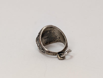 Vintage Danecraft High School Class Ring Charm - Stamped and Tested Sterling Silver - Danecraft Sterling