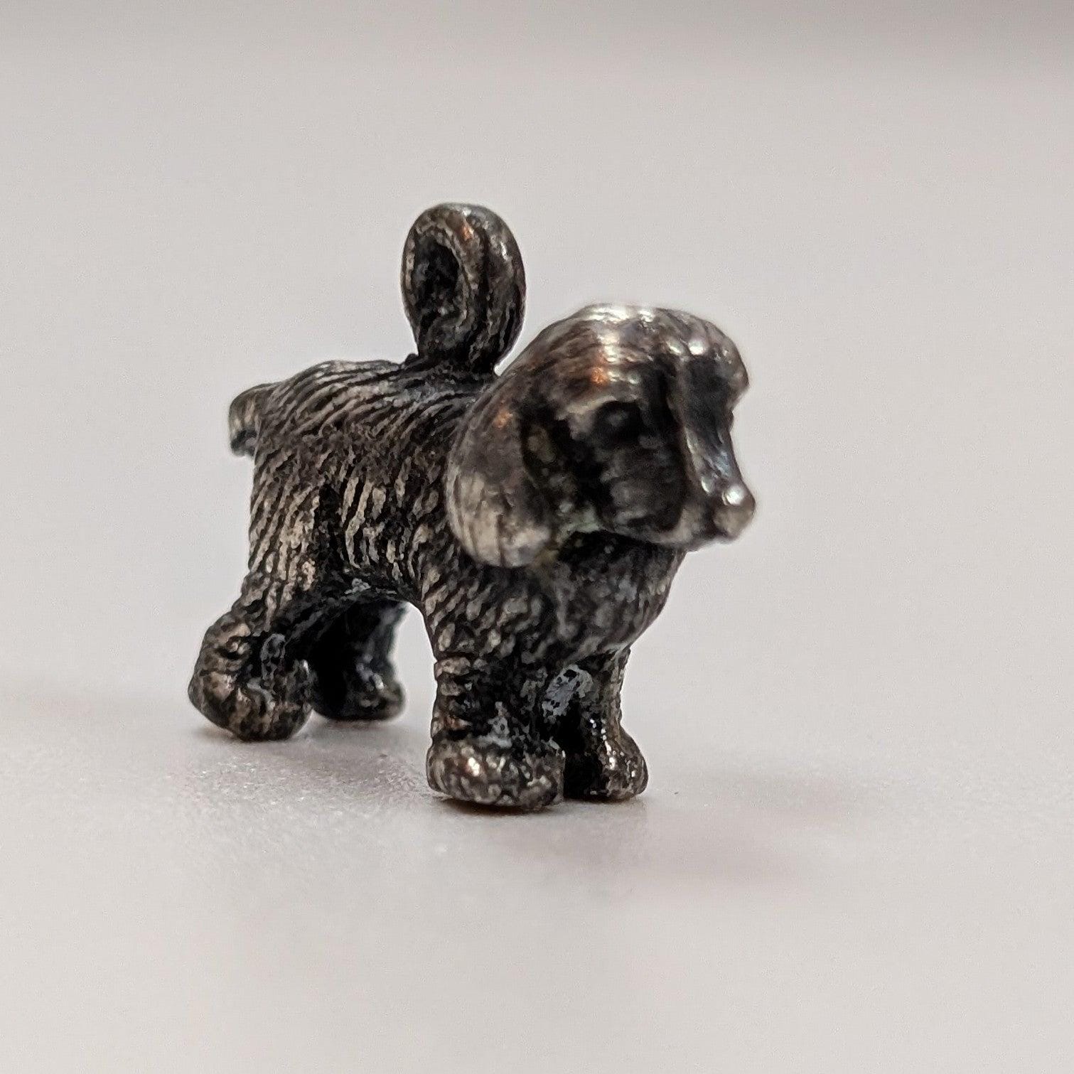 Vintage Sterling Dog Charm - 925 Silver Hunting Dog - Spaniel - Setter