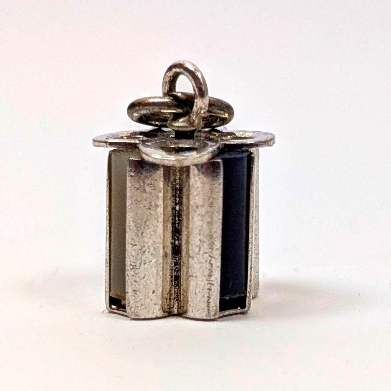 Vintage Sterling Poker Chip Dispenser Charm - Articulating 925 Jewelry