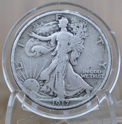 1917 Walking Liberty Silver Half Dollar - Choose by Grade - Philadelphia Mint - 1917-P Walking Liberty Half Dollar - 1917 P Half Dollar