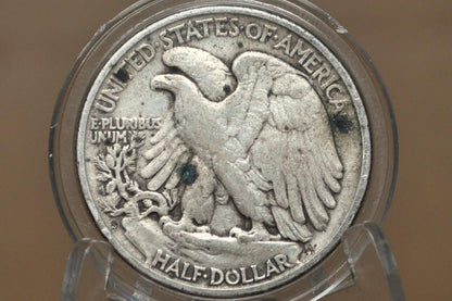 1920-S Walking Liberty Silver Half Dollar - VG (Very Good) Grade / Condition - San Francisco Mint - 1920 S Half Dollar / 1920 S WLH
