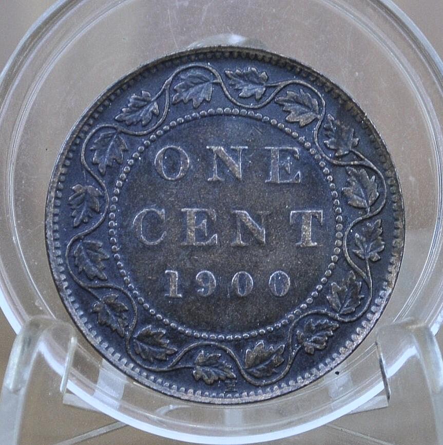 1900 Canadian One Cent - Choose by Grade - Queen Victoria - One Cent Canada 1900 H Large Cent - 1900 One Cent / 1900 H