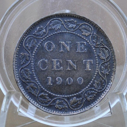 1900 Canadian One Cent - Choose by Grade - Queen Victoria - One Cent Canada 1900 H Large Cent - 1900 One Cent / 1900 H