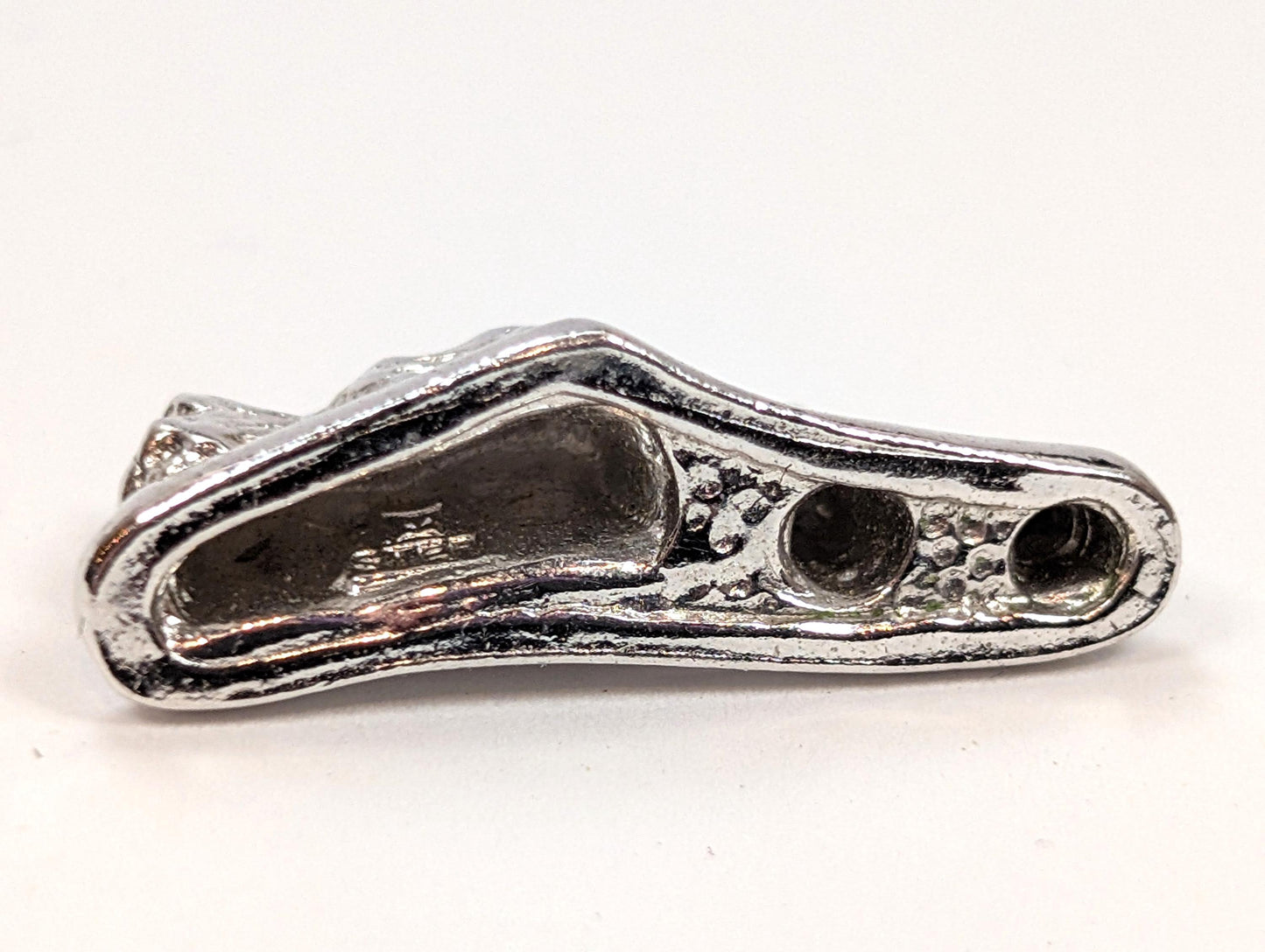 Rocher Perce Rock Formation Abstract Sterling Silver Charm - Quebec City Canada Landmark Silver Pendant