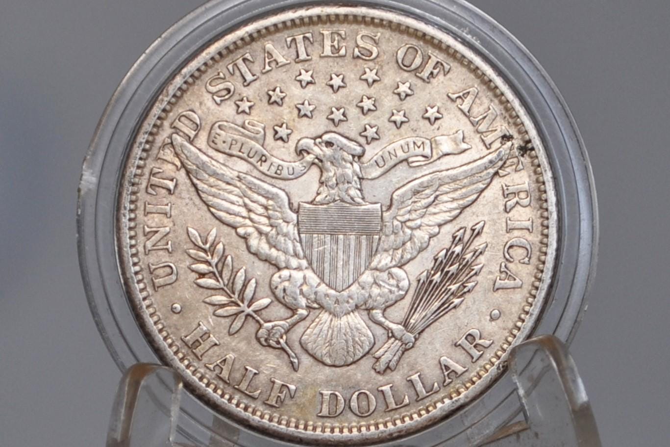 1899 Barber Half Dollar - G (Good) - Philadelphia Mint - 1899 Barber Silver Half Dollar - Turn of The Century Coin