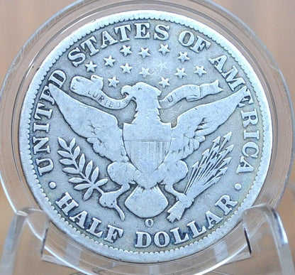 1899 Barber Half Dollar - G (Good) - Philadelphia Mint - 1899 Barber Silver Half Dollar - Turn of The Century Coin