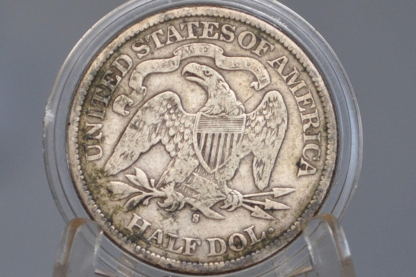 1875-S Seated Liberty Half Dollar - VG+ - 1875 S Liberty Seated Silver Half Dollar - Low Price!