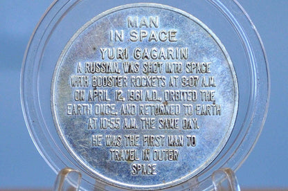 First Manned Orbital Space Flight Yuri Gagarin - Yuri Gagarin Man In Space Commemorative Token