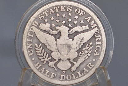 1901 Barber Half Dollar - G (Good) - Philadelphia Mint - 1901 Barber Silver Half Dollar