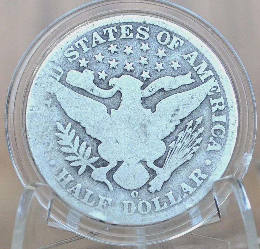 1904 Barber Half Dollars P,O,S Mints - Choose by Mint / Grade - 1904O Barber Silver Half Dollar 1904 S New Orleans Mint - Better Dates