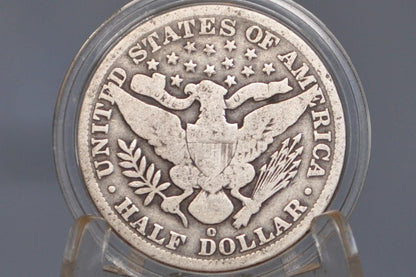 1905 Barber Silver Half Dollar, Great Date - VG (Very Good) Grade/Condition, San Francisco Mint 1905 Half Dollar 1905 Barber 50 Cent Coin