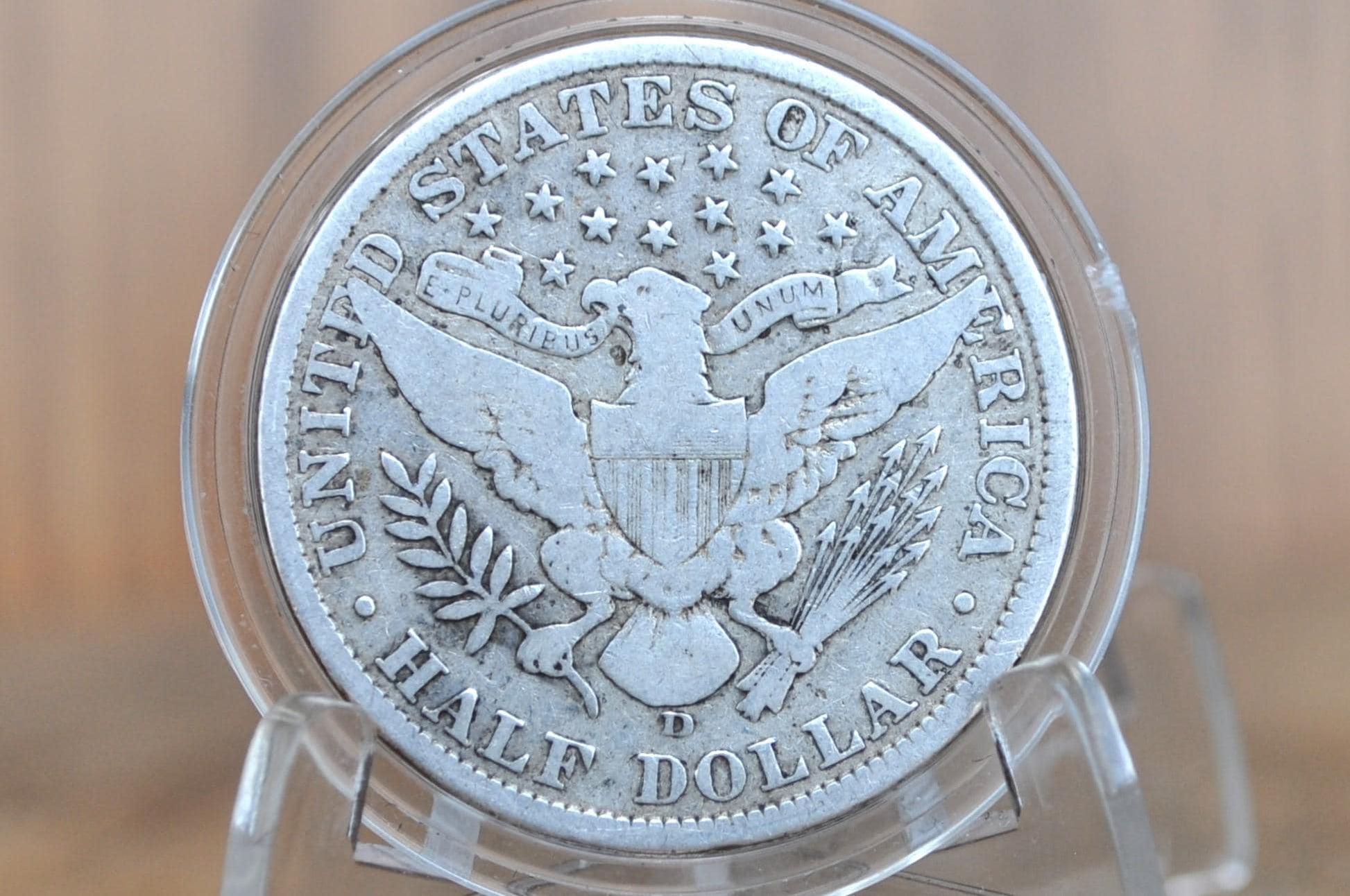 1907 Barber Silver Half Dollars, P,D,O,S Mints - Choose by Mint & Grade/Condition, 1907 D Half Dollar 1907S Barber 1907 O