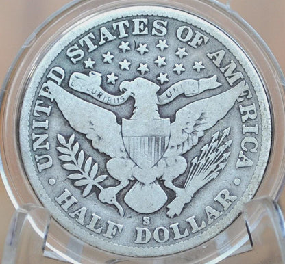 1909 Barber Silver Half Dollars, P,O,S Mints - Choose by Mint & Grade / Condition - 1909O Half Dollar 1909 S Barber 50 Cent Coin 1909