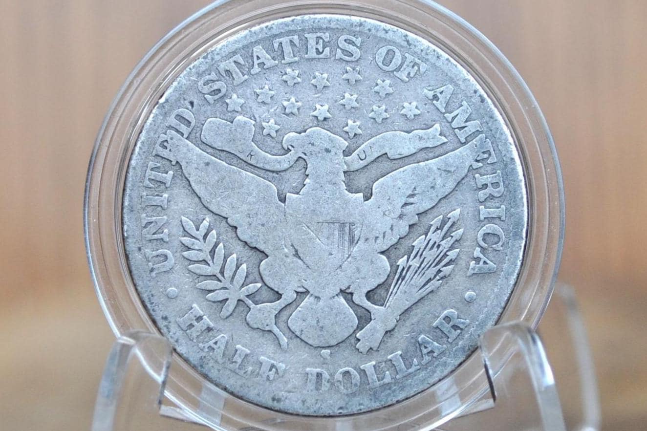 1909 Barber Silver Half Dollars, P,O,S Mints - Choose by Mint & Grade / Condition - 1909O Half Dollar 1909 S Barber 50 Cent Coin 1909