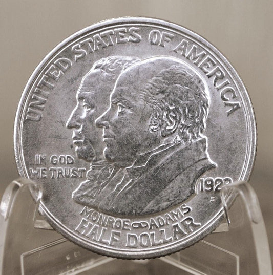 Authentic 1923S Monroe Doctrine Centennial Half Dollar - Choose by Grade - 1923 Monroe Silver Commemorative Half Dollar 1923 S