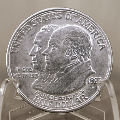 Authentic 1923S Monroe Doctrine Centennial Half Dollar - Choose by Grade - 1923 Monroe Silver Commemorative Half Dollar 1923 S