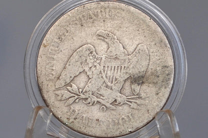 1861-O Seated Liberty Half Dollar - Good - 1861 O Liberty Seated Silver Half Dollar