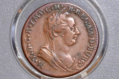 1778 Netherlands Liard Coin - XF+ Detail, Great Coin - Austrian Empire Two Liard Coin Colonial Era Coin - 1700s Coins - Maria Theresa - 1778