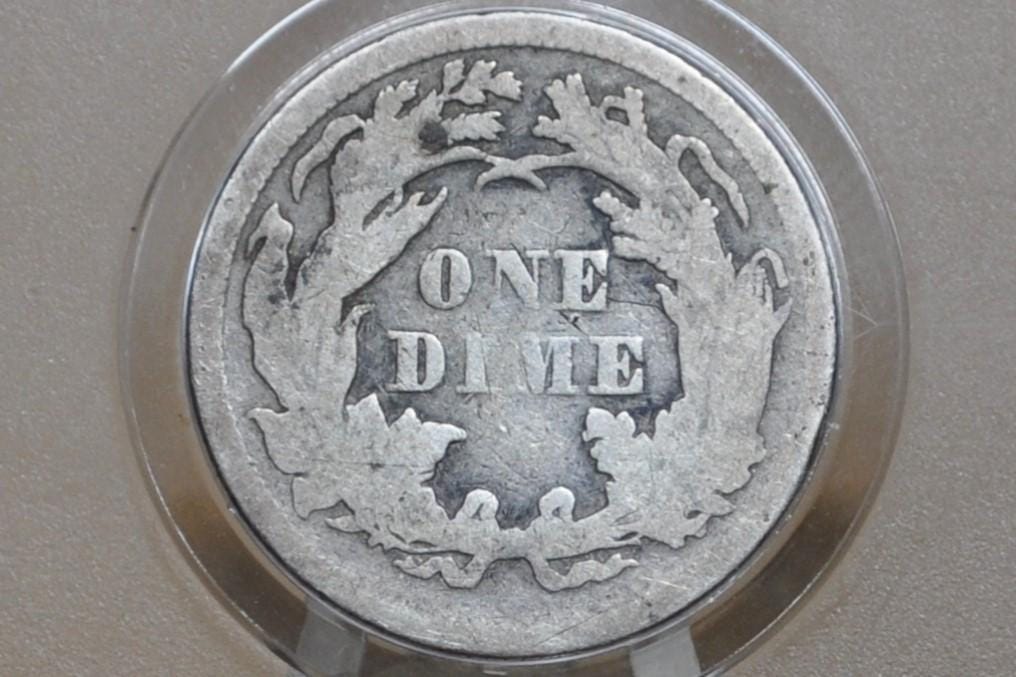 1875 Seated Liberty Dimes - Choose by Mint & Grade / Condition - 1875S Liberty Seated Silver Dime 1875 CC Dime -