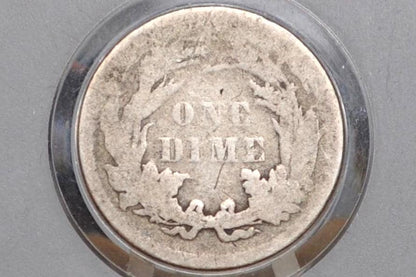 1883 Seated Liberty Dime - Choose by Grade - 1883 Silver Dime / 1883 Liberty Seated Dime US 1 Dime From 1883