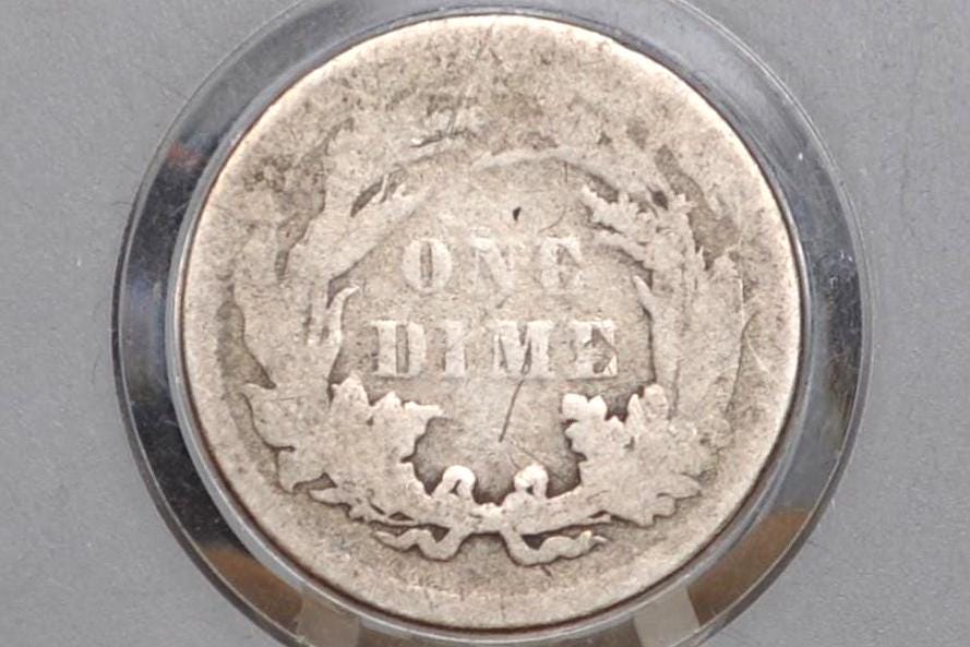 1883 Seated Liberty Dime - Choose by Grade - 1883 Silver Dime / 1883 Liberty Seated Dime US 1 Dime From 1883