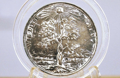 18th Century German Male Friendship Medallion - German Medallion Friendship Token