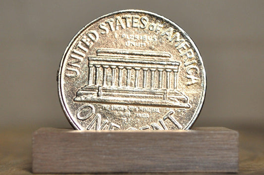 1965 Paperweight Play Money Penny - 1965 Lincoln Penny Gag Gift - Lincoln Penny Novelty Display Item