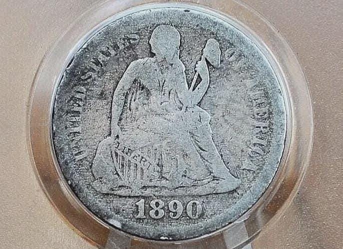 1890 Seated Liberty Dime - Choose by Grade & Mint - 1890 S Silver Dime / 1890-P US Dime