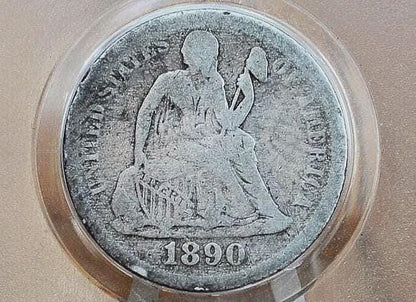 1890 Seated Liberty Dime - Choose by Grade & Mint - 1890 S Silver Dime / 1890-P US Dime