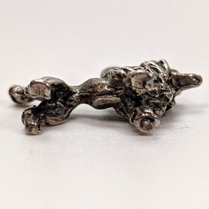 Vintage Sterling Poodle Charm - 925 Silver Show Dog- 4.13 Grams
