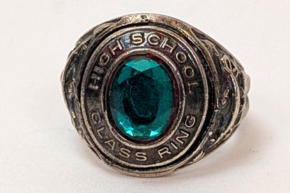 Vintage Danecraft High School Class Ring Charm - Stamped and Tested Sterling Silver - Danecraft Sterling