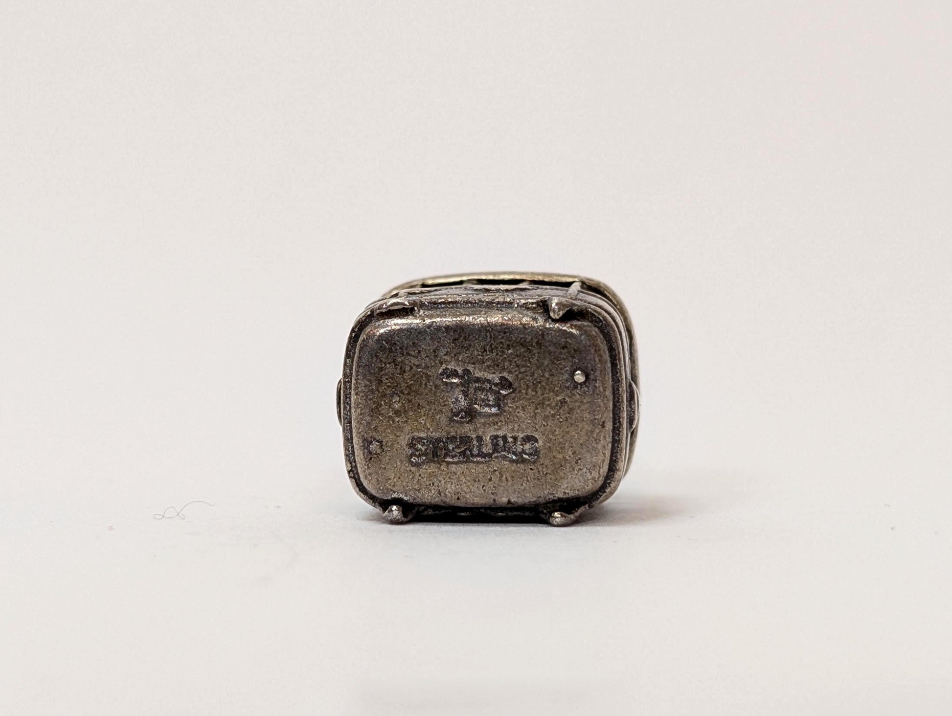 Bell Trading Post Aerial Tramway Gondola Charm - Stamped and Tested Sterling Silver - 1960s Bell Trading Post Jewelry