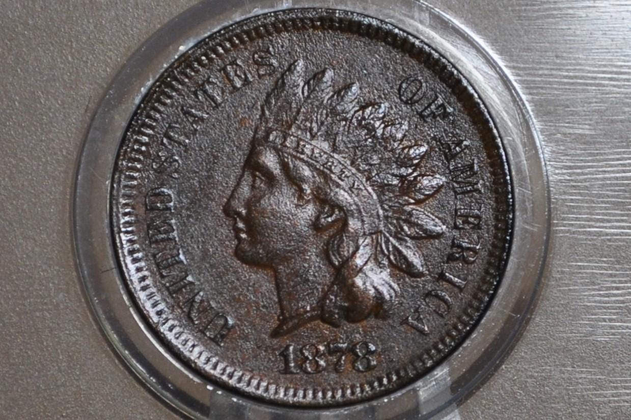 1878 Indian Head Penny - Choose by Grade - Indian Head 1878 Cent US - Good Date