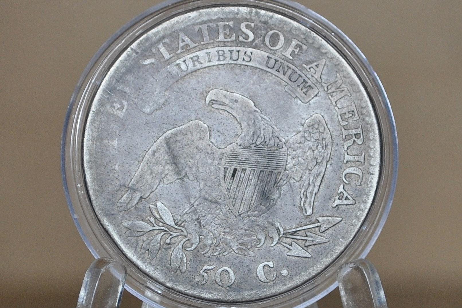 1813 Capped Bust Half Dollar - VG+; Great Date - 1813 Half Dollar US Half Dollar 1813, Rare Early Half, Low Mintage