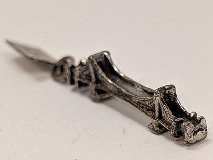 Sterling San Francisco California Golden Gate Bridge Charm - Antique Golden Gates Bridge Sterling Silver By Bell Pendant