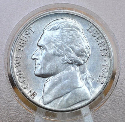 1942 Jefferson Nickel Type 1, P&D Mints - Jefferson Nickel 1942 Type One - Philadelphia and Denver Mints