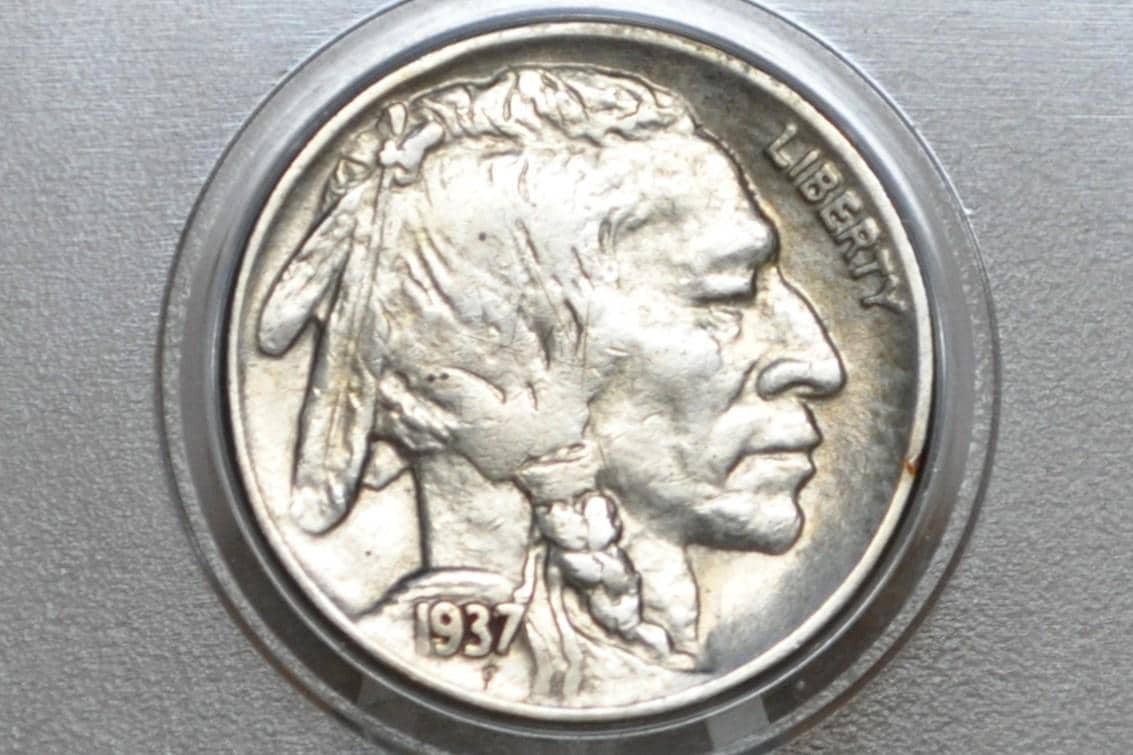 1937 Buffalo Nickel - Chose by Grade VF-BU (Very Fine to Uncirculated) Grades; - Philadelphia Mint - Indian Head Nickel 1937 P Nickel