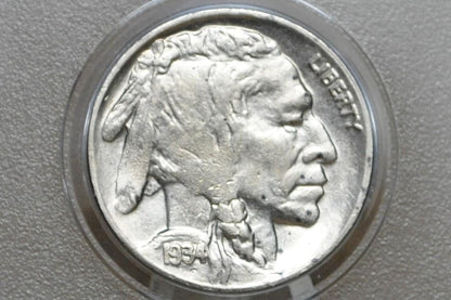 1934 D Buffalo Nickel - Choose by Grade / Condition - 1934-D Nickel 1934D Indian Head Nickel 1934 D - Denver Mint