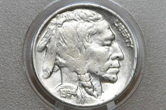 1934 D Buffalo Nickel - Choose by Grade / Condition - 1934-D Nickel 1934D Indian Head Nickel 1934 D - Denver Mint