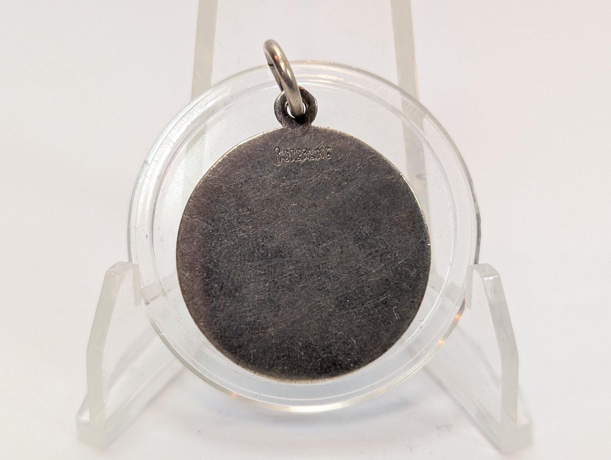 Erica Wilson Nantucket Island Medallion - Stamped and Tested Sterling Silver - Island Charm - Nantucket Designer Jewelry