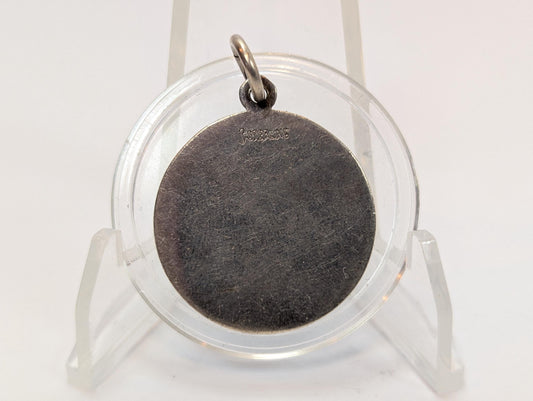 Erica Wilson Nantucket Island Medallion - Stamped and Tested Sterling Silver - Island Charm - Nantucket Designer Jewelry